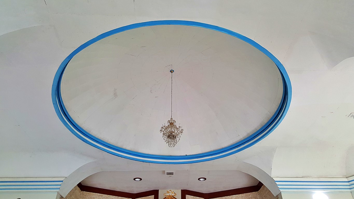 faux crossing dome ceiling of Immaculate Conception Parish Church of Sierra Bullones, Bohol