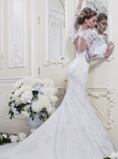 Ellis wedding dresses 2013 lace backless