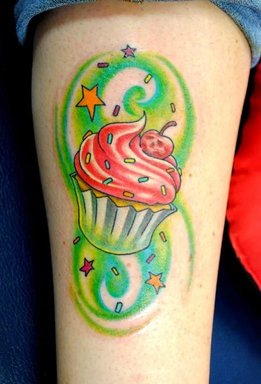 tatuajes de cupcakes