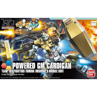 Bandai HG 1/144 Powered GM Cardigan English Manual & Color Guide