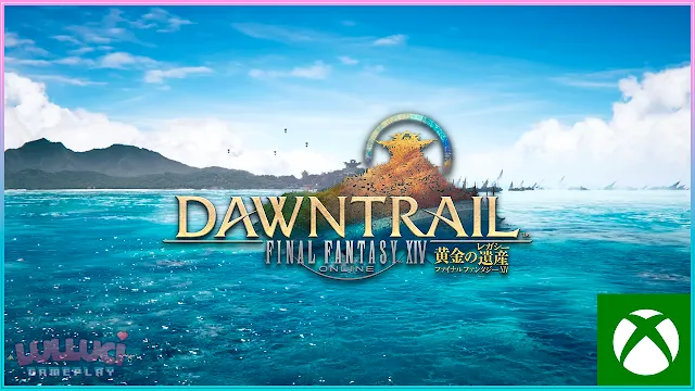 Imagem da expansão Dawntrail no Xbox