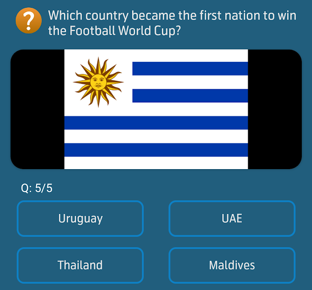 Which country became the first nation to win the Football World Cup?