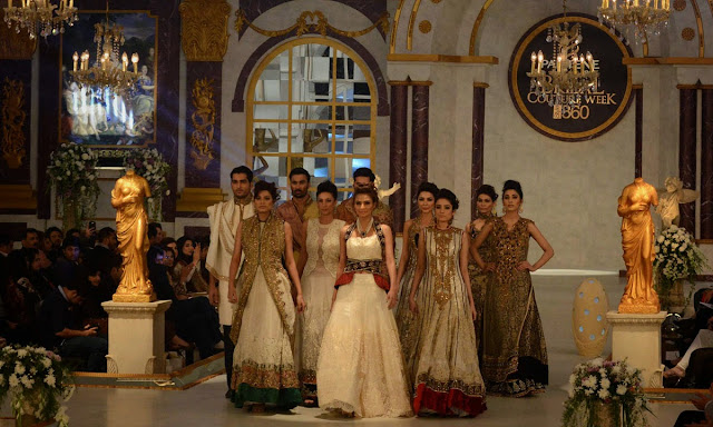 Lahore-Pantene-bridal-couture-week-29 November 2013,Heavy formal and bridal dresses.