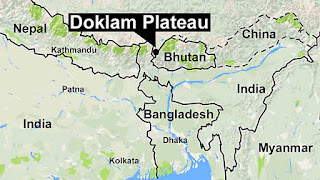 China-India boundary doklam plateau