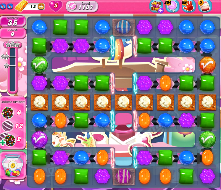 Candy Crush Saga 1187