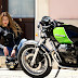 Guzzi Girl Biker