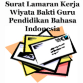 Contoh Surat Lamaran Kerja Wiyata Bakti Guru Pendidikan 