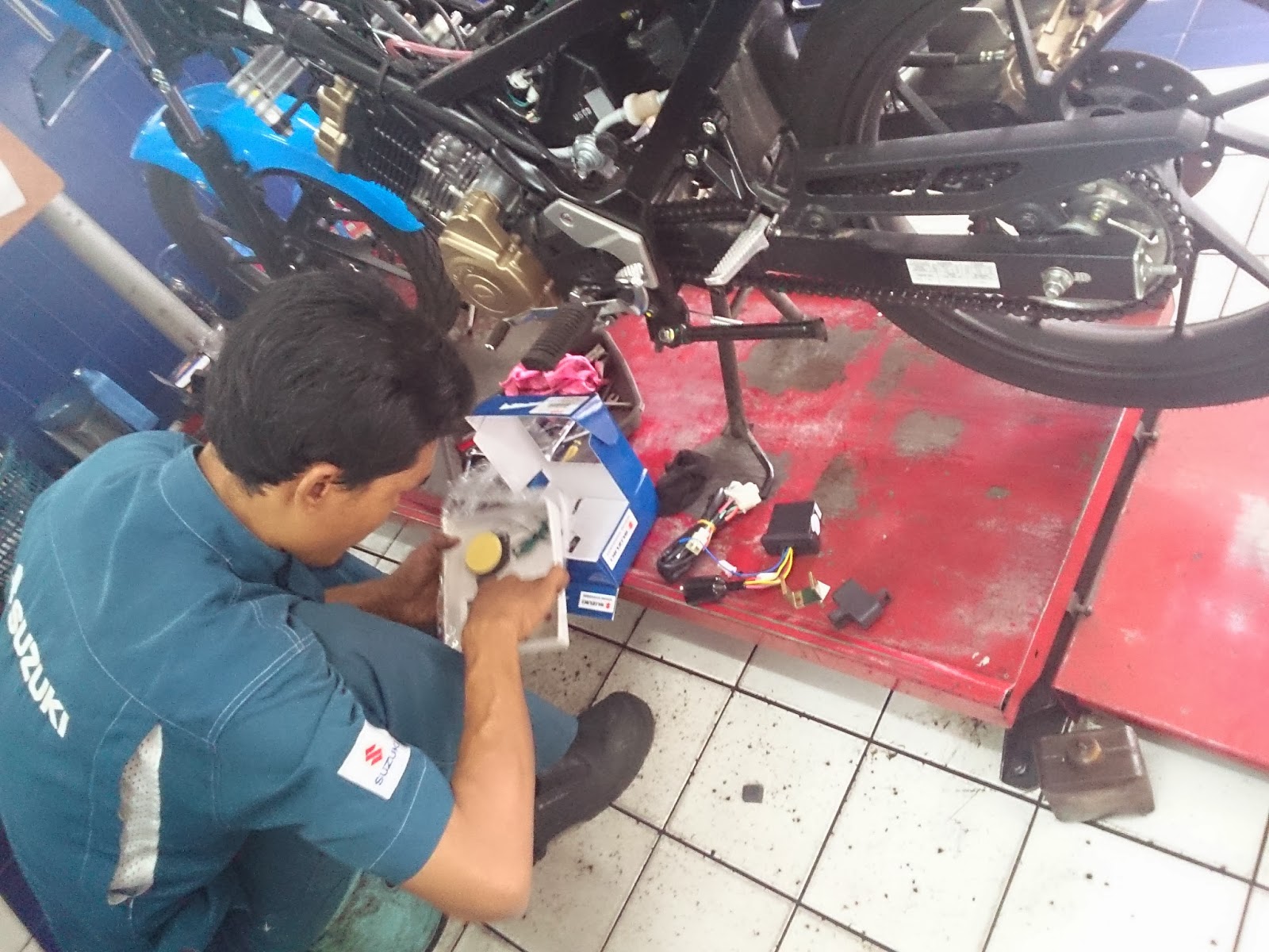 Share The Story Aksesoris Alarm Satria FU Fighter 1 Di Jual