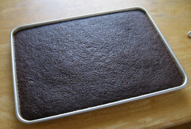 Texas Chocolate Sheet Cake by freshfromthe.com