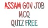 Assam government job mcq quiz assamese and english