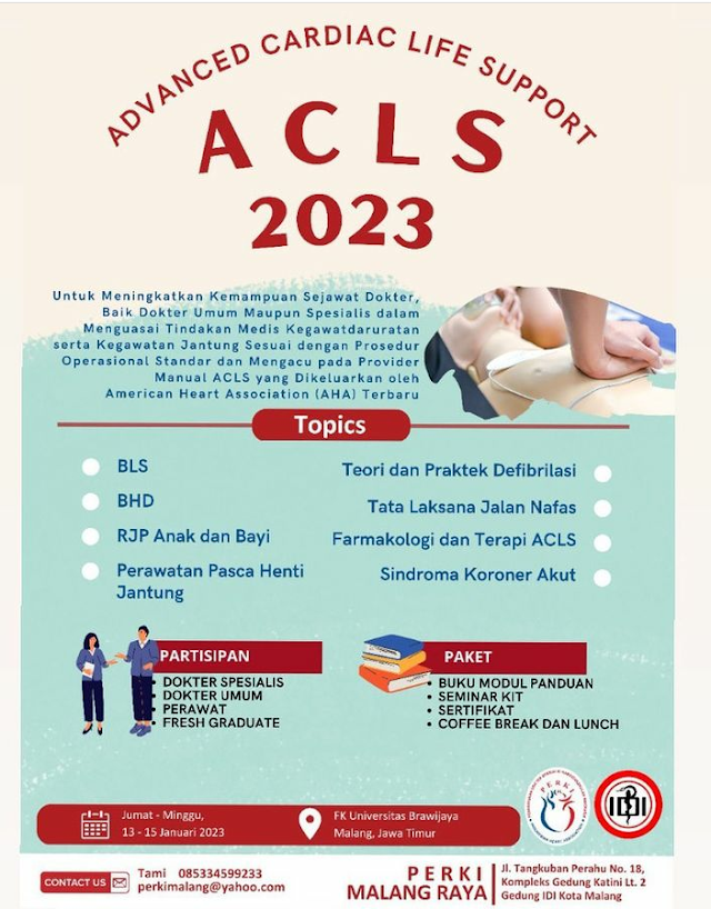 Advanced Cardiac Life Support (ACLS) 2023 PERKI MALANG RAYA