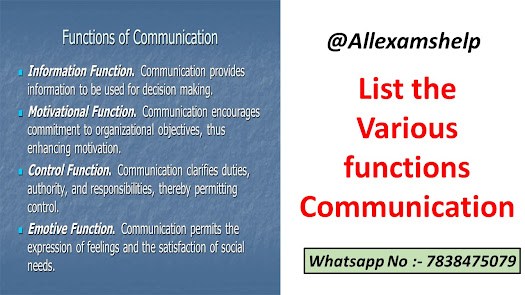 list the various functions of communication ignou; functions of communication pdf; 5 functions of communication;l information function of communication; functions of communication examples; what are the 4 major functions of communication; elaborate the seven cs of communication; 10 function of communication