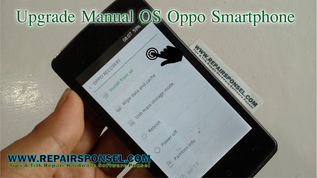 Upgrade Manual OS Oppo Smartphone