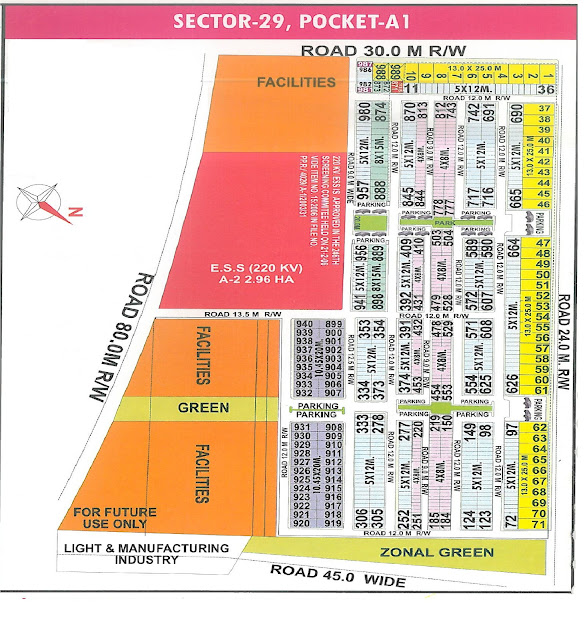 Rohini-Sector-29-pocket-a1-Layout-Plan-Map