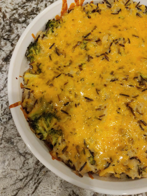 Broccoli and Wild Rice Casserole