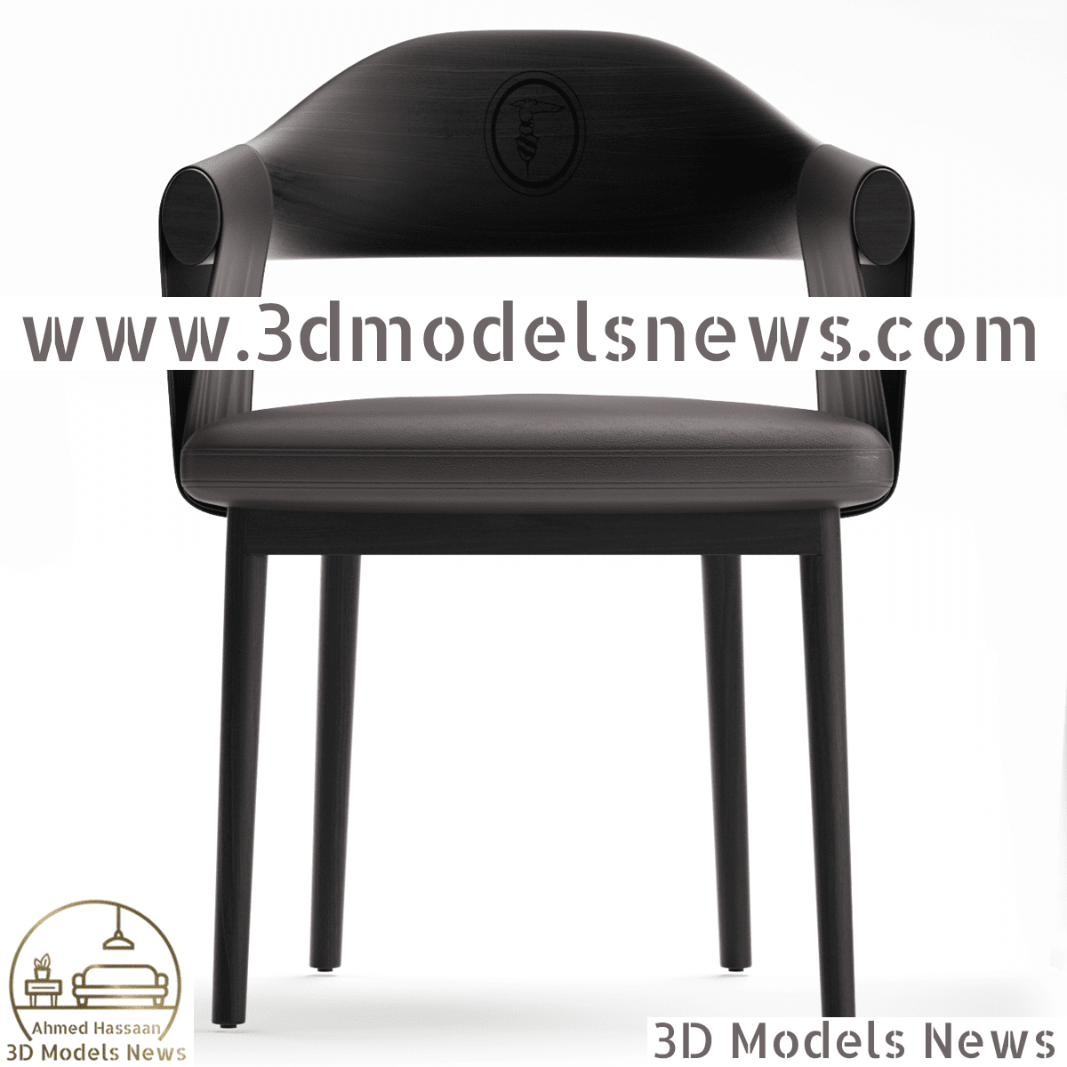 Trussardi Casa Larzia Table and Chair Model 3