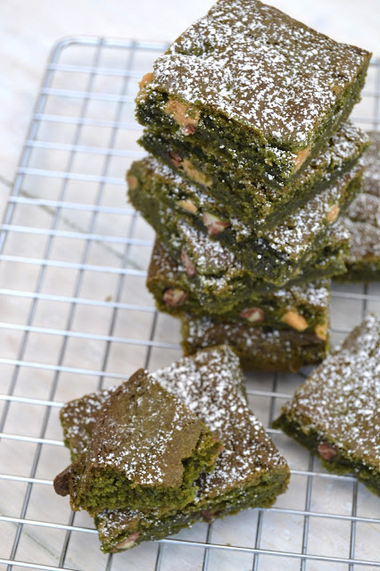 blondies flavoured with pandan the popular south asian flavouring