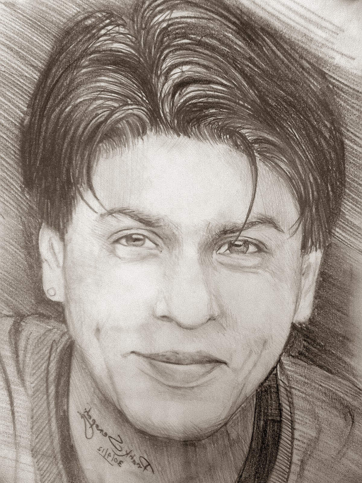 Best Shahrukh Khan pencil sketch