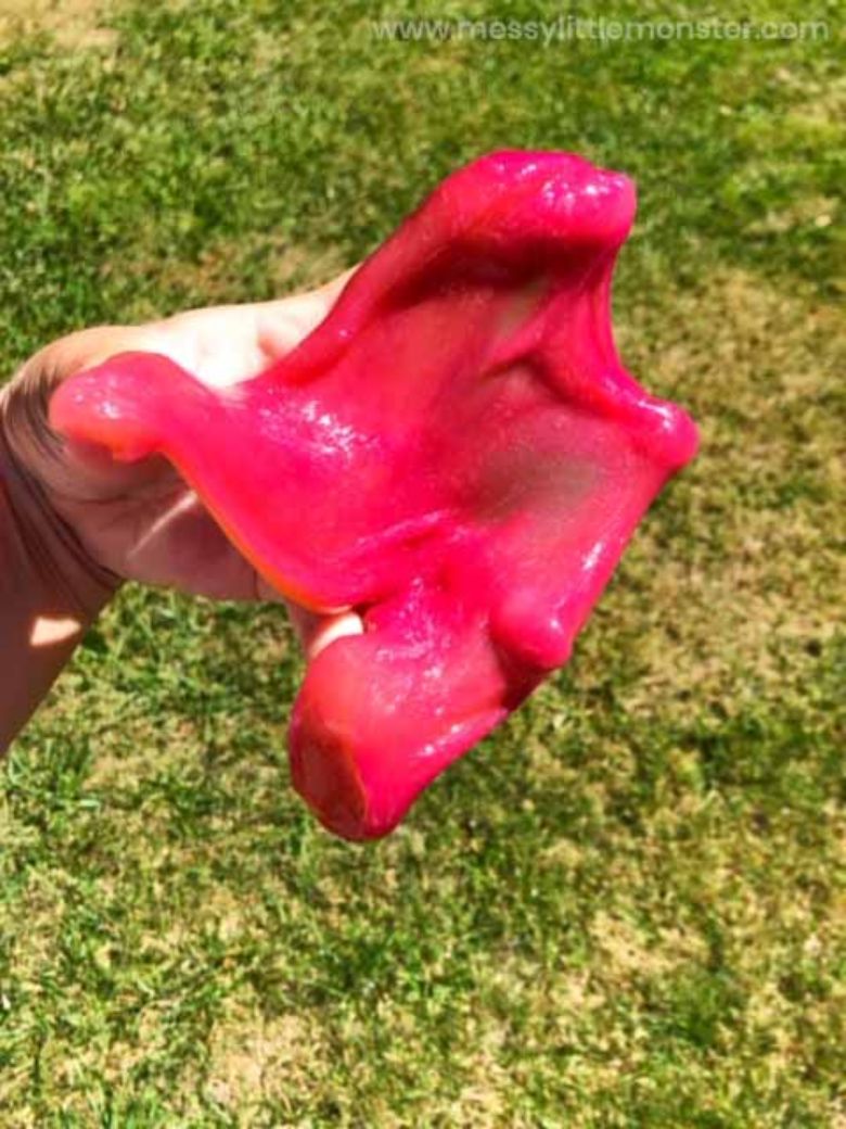 colour changing slime recipe - sensory play recipes for kids