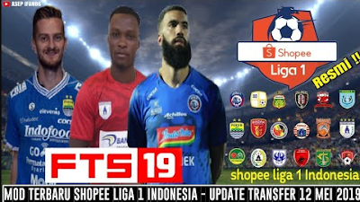 FTS 19 Mod Shopee Liga 1 Indonesia by Asep Ifan 86
