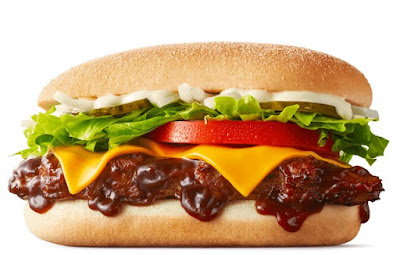 McDonald's Australia McRib Deluxe.