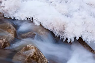 Ice over running water (Credit: Shutterstock) Click to enlarge.