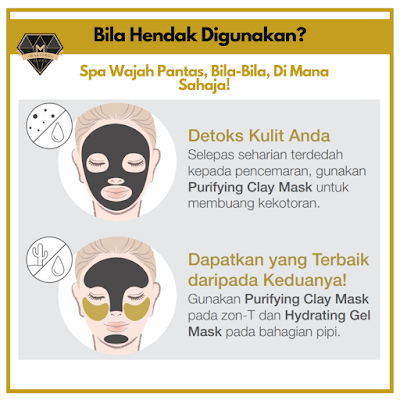 Cara penggunaan Youth Purifying Gel Mask