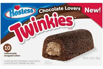 A box of Hostess Chocolate Lovers Twinkies.