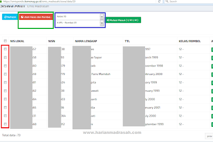 Cara Mengubah Data Kelas Dan Rombel Siswa Di Emis Online