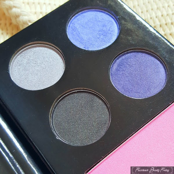 Stila small round eyeshadows in palette, ocean drive, wave, cabana and nightlife