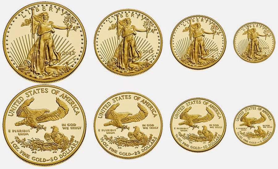2013 W Proof American Gold Eagles