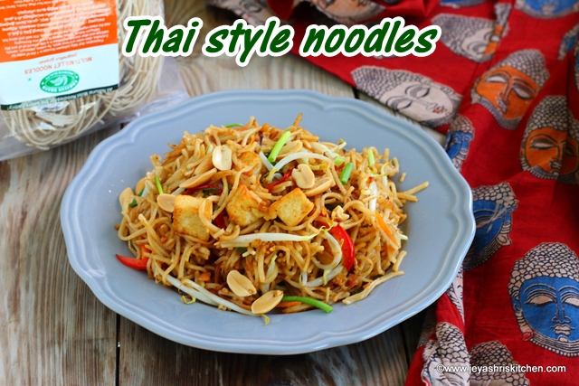 Pad thai noodles