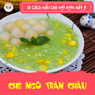 chè bắp trân châu