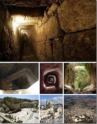 underground channel ancient on yerusalem