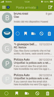 L'app Libero Mail