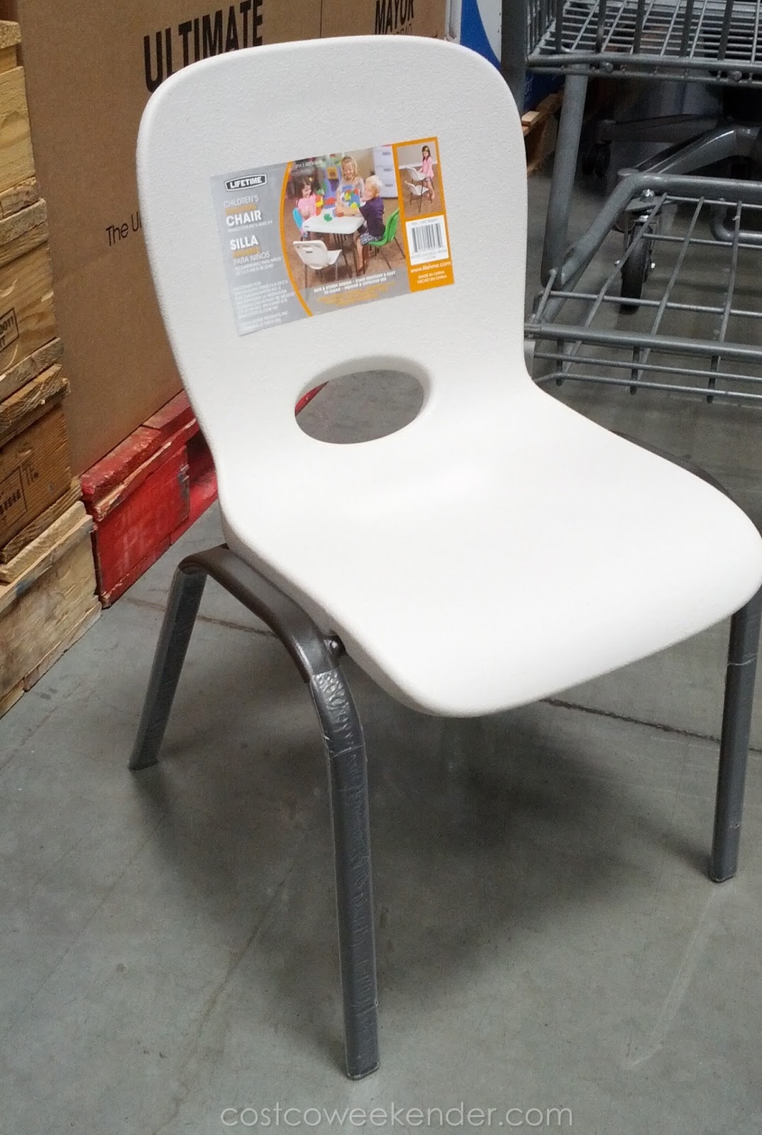 Lifetime Childrens Stacking Chair Costco Weekender