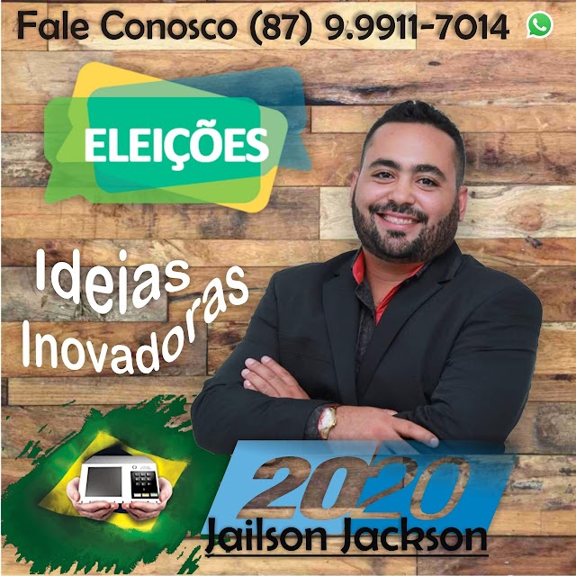 AS NOVAS IDEIAS PARA AS PRÓXIMAS ELEIÇÕES É COM O LOCUTOR JAILSON JACKSON