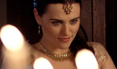 Merlin The Tears of Uther Pendragon screencaps Morgana Katie McGrath wicked smile smirk images photos pictures screengrabs