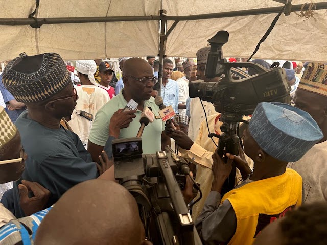 Sallah celebration; Christian Leaders Join Muslims at Eid Praying Ground in Kaduna to Promote Unity.