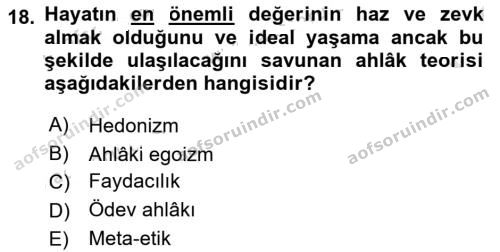 aöf işletmelerde sosyal sorumluluk ve etik dersi ara sınav vize 2019 2020 yılı 18.soru