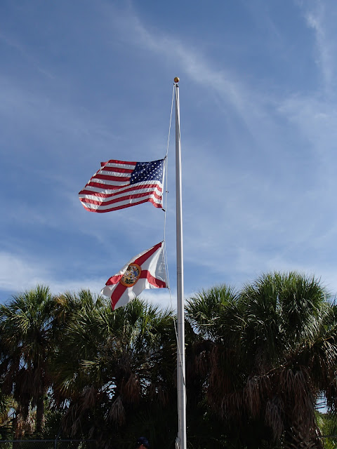 flags at Anclote Key