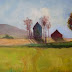 Minnesota Days Oil Landscape By Amy Whitehouse