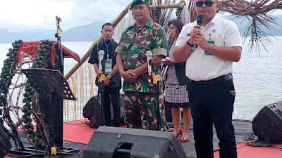 Bupati Samosir Membuka Secara Resmi Festival Sipinggan Local Jamming