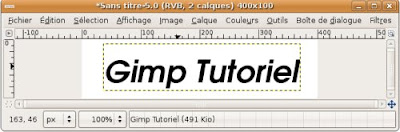 gimp animation blinkie texte