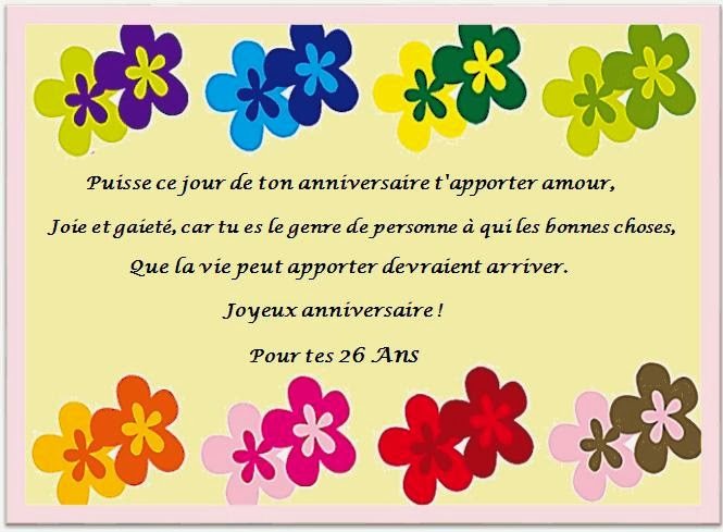 souhaiter un anniversaire texte