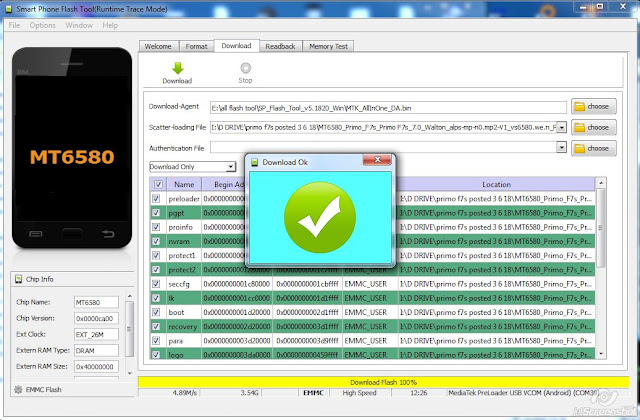 Walton Primo F7s Firmware Flash File MT6580 Android 7.0 Nougat Download