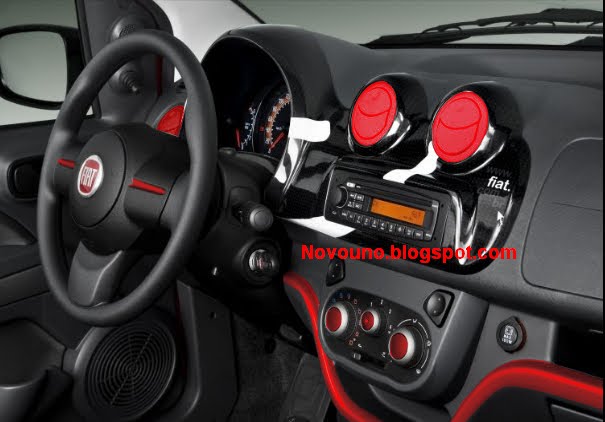 Proje o interior Uno tuning Apenas para completar oque come ei