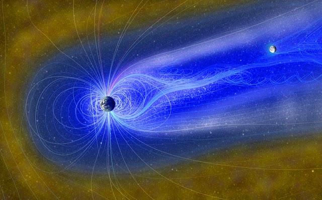 Primera evidencia de que la magnetosfera de la Tierra puede crear agua en la superficie lunar