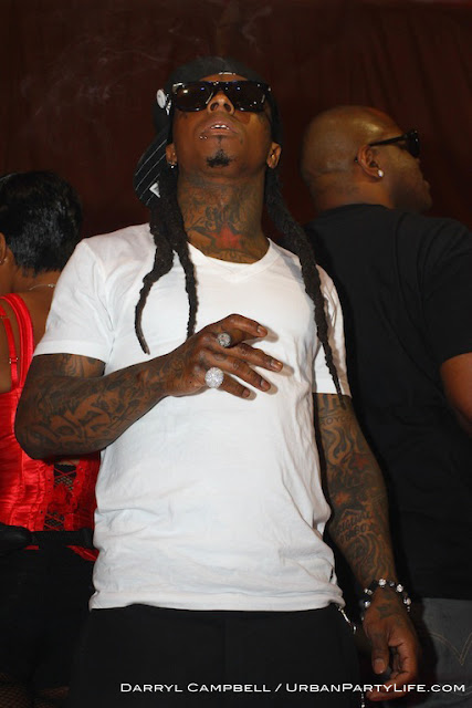 Tunechi curtindo o aniversário do Birdman no clube King Of Diamonds