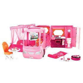 Pre-kindergarten toys - Barbie Pink Glamour Camper